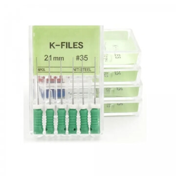 Dental Endodontic Root Canal K Files (Hand Use) Dental K-File/H-File 21mm/25mm31mm files Endodontic Instruments Dentist Tools