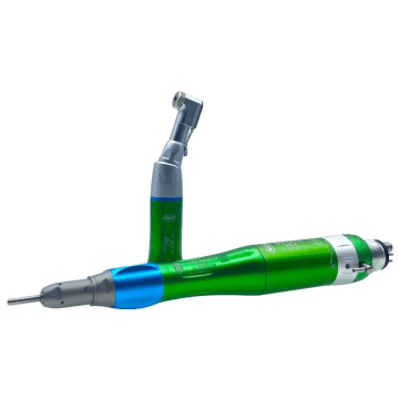 dental equipment green color 203C low speed External Water Spray 2 holes 4 holes air motor contra angle straight handpiece