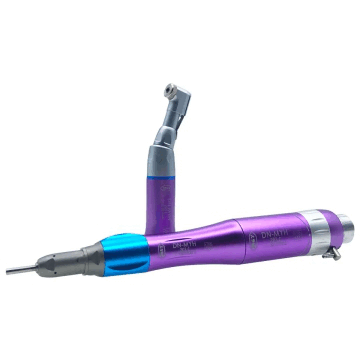 Dental equipment EX203C purple low speed External Water Spray 2 holes 4 holes air motor contra angle straight handpiece kits