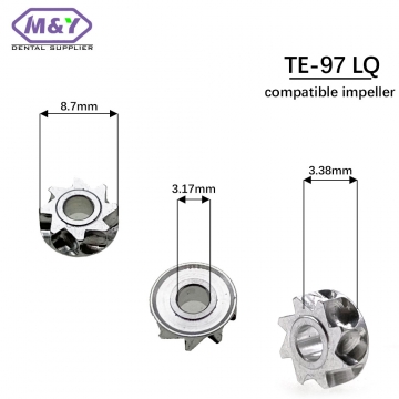 M&Y Dental  Handpiece Cartridge Rotor Impeller Fan Bearing Spare Parts Accessories Aluminum Ce Turbine MFDS